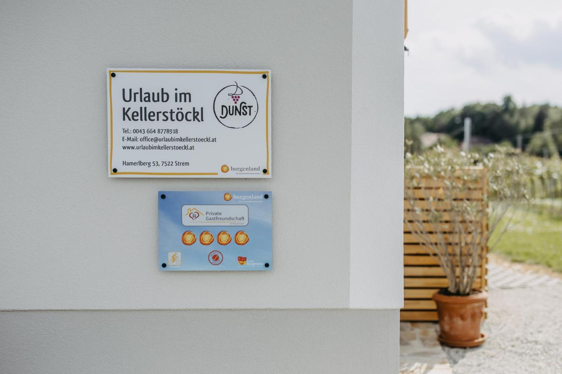 Urlaub Im Kellerstoeckl Dunst Lägenhet Strem Rum bild