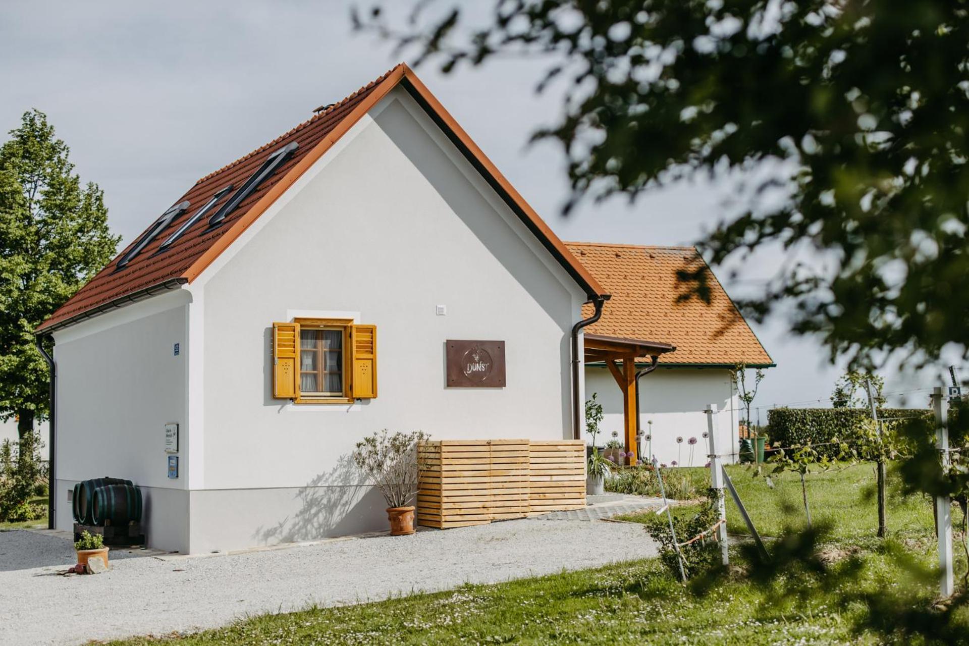 Urlaub Im Kellerstoeckl Dunst Lägenhet Strem Rum bild