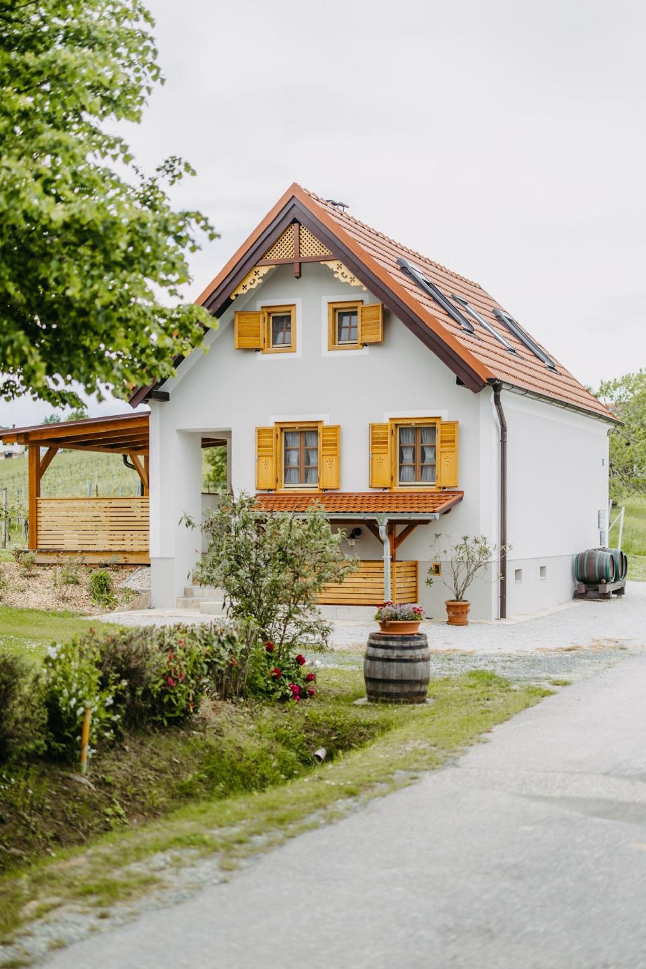 Urlaub Im Kellerstoeckl Dunst Lägenhet Strem Rum bild